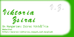 viktoria zsirai business card